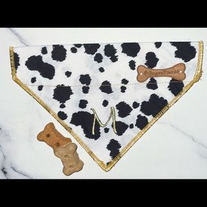 Pet Bandana - Cow Print